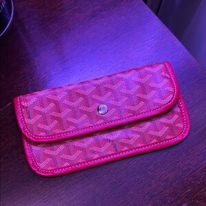 Goyard Red Patterned Women's Wallet